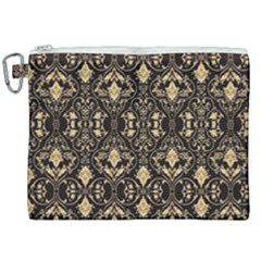 Vintage Batik Art Architecture Pattern Canvas Cosmetic Bag (xxl) by Ravend