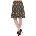 Vintage Batik Art Architecture Pattern Fishtail Chiffon Skirt View2