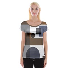 Background Wallpaper Abstract Cap Sleeve Top by Ravend