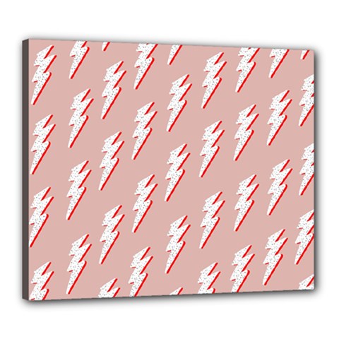 Thunder Flash Abstract Texture Art Canvas 24  X 20  (stretched) by Ravend