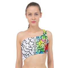 Illustration Brain Mind Psychology Idea Drawing Spliced Up Bikini Top  by Ravend