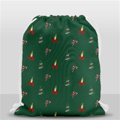 Christmas Background Drawstring Bag (small) by danenraven