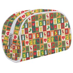 Xmas Christmas Pattern Make Up Case (medium) by danenraven