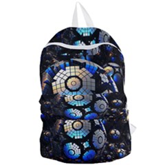 Illustration Tech Galaxy Robot Bot Science Foldable Lightweight Backpack by danenraven