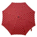 Felt Background Paper Red Yellow Star Hook Handle Umbrellas (Small) View1