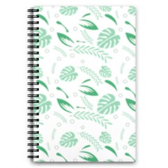 Green Nature Leaves Draw   5 5  X 8 5  Notebook by ConteMonfrey