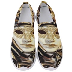 Artistic Venetian Mask Men s Slip On Sneakers by ConteMonfrey