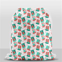 Birthday Pattern Party Celebration Drawstring Bag (small) by danenraven