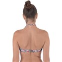 Square Object Future Modern Halter Bandeau Bikini Top View2