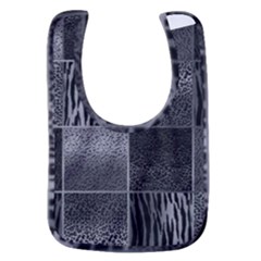 Gray Animal Print Baby Bib by danenraven