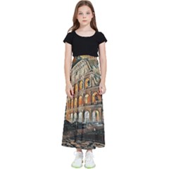 Colosseo Italy Kids  Flared Maxi Skirt by ConteMonfrey