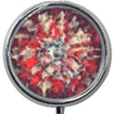 Mirror Fractal Mini Round Pill Box View1