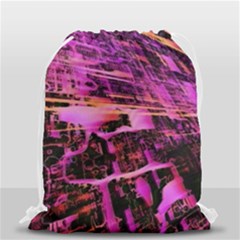 Mirror Fractal Drawstring Bag (small) by Sparkle