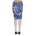 Cobalt delta Midi Wrap Pencil Skirt View2