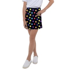 Chakra Yoga Symbol Template Kids  Tennis Skirt by Wegoenart