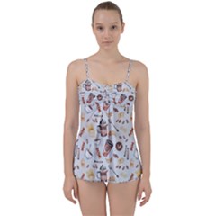 Coffee Coffeemania Caffeine Babydoll Tankini Set by Wegoenart