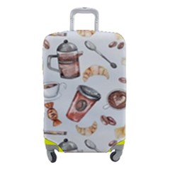 Coffee Coffeemania Caffeine Luggage Cover (small) by Wegoenart