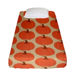 Cute Pumpkin Fitted Sheet (single Size) by ConteMonfrey