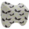 Boo! Bat Rain - Halloween Decor  Head Support Cushion View3