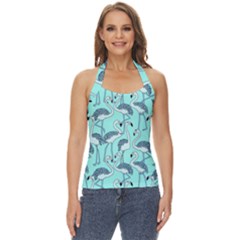 Flemish Picture Drawing Summer Basic Halter Top by Wegoenart