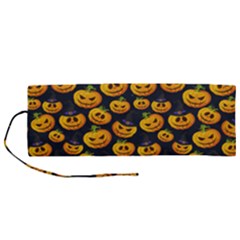 Jack O Lantern  Roll Up Canvas Pencil Holder (m) by ConteMonfrey