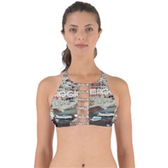 Riomaggiore - Italy Vintage Perfectly Cut Out Bikini Top by ConteMonfrey