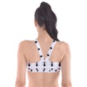 Ant Insect Pattern Cartoon Ants Plunge Bikini Top View2