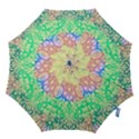 Hippie Fabric Background Tie Dye Hook Handle Umbrellas (Medium) View1