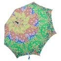 Hippie Fabric Background Tie Dye Hook Handle Umbrellas (Medium) View2