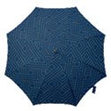 Abstract Geometry Pattern Hook Handle Umbrellas (Medium) View1