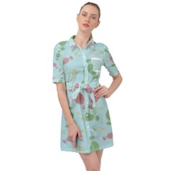 Toffees Candy Sweet Dessert Belted Shirt Dress by Ravend