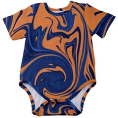 Abstract Background Texture Pattern Baby Short Sleeve Onesie Bodysuit by Ravend