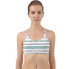 Pattern Colored Line Watercolor Painting Blue Color Splash Back Web Sports Bra by danenraven