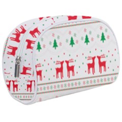 Christmas Illustration Texture Pattern Make Up Case (medium) by danenraven