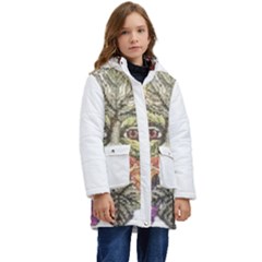 Im Fourth Dimension Colour 85 Kid s Hooded Longline Puffer Jacket by imanmulyana