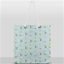 Background Pattern Panda Bamboo Full Print Rope Handle Tote (Large) View2