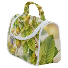 Pear Fruit Tree Organic Pattern Satchel Handbag by Wegoenart