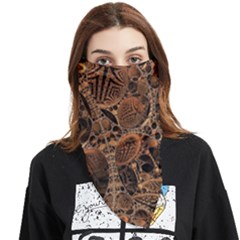 Fractal Render 3d Honeycomb Face Covering Bandana (triangle) by Wegoenart