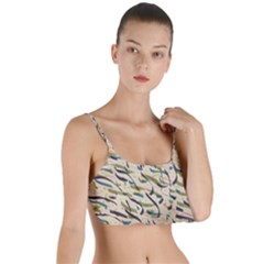 Abstract Pattern Freestyle Painting Layered Top Bikini Top  by Wegoenart