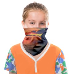 Digital Art Artwork Fantasy Landscape Sky Nature Face Covering Bandana (kids) by danenraven