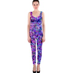 Abstract Triangle Tile Mosaic Pattern One Piece Catsuit by danenraven