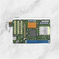 Illustration Motherboard Pc Computer Canvas Cosmetic Bag (small) by danenraven
