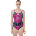 Blockchain Networking Digitization Cut Out Top Tankini Set View1