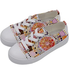 Internet Data Storage Online Kids  Low Top Canvas Sneakers by Wegoenart
