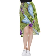 Decoration Frill Hi Low Chiffon Skirt by artworkshop