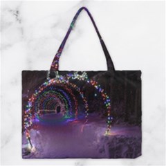 Outdoor Christmas Lights Tunnel Medium Tote Bag by artworkshop