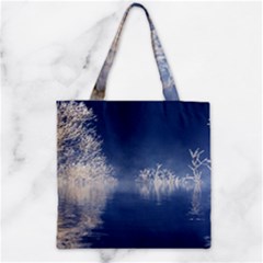 Fantasy Landscape Fantasy Zipper Grocery Tote Bag by Wegoenart
