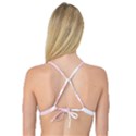 Clouds Pink Pattern   Reversible Tri Bikini Top View4