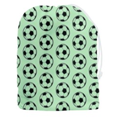 Pattern Ball Soccer Background Drawstring Pouch (3xl) by Wegoenart