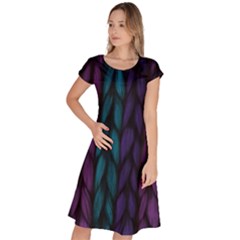 Background Classic Short Sleeve Dress by nateshop